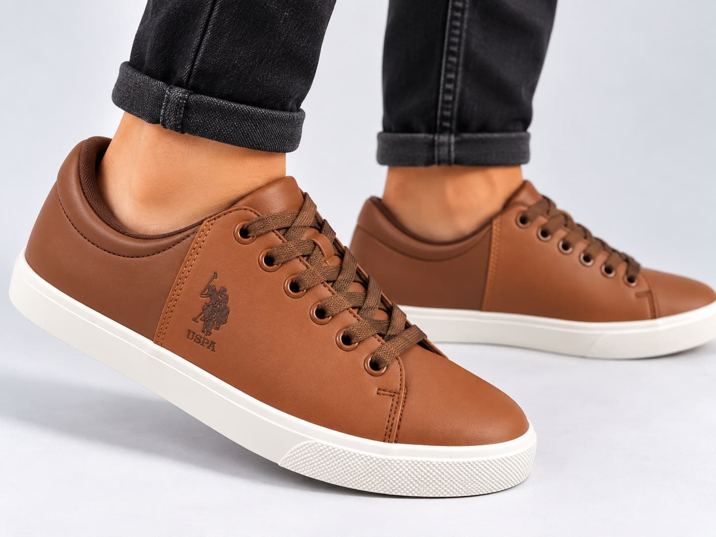 U.S. Polo Assn. Men Colourblocked Sneakers