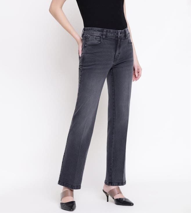 Guess Tourmaline Mid Solid Straight Jeans