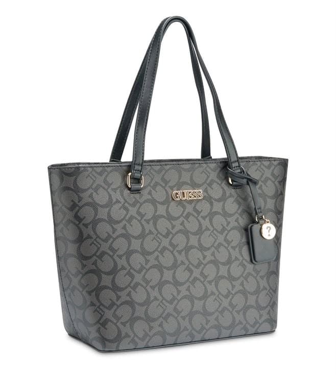 GUESS COAL ARTEMIS LOGO CARRYALL TOTE
